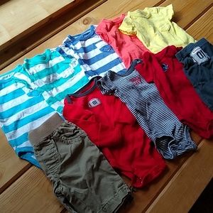 10 Piece Baby Boys Carter's Lot Newborn Size